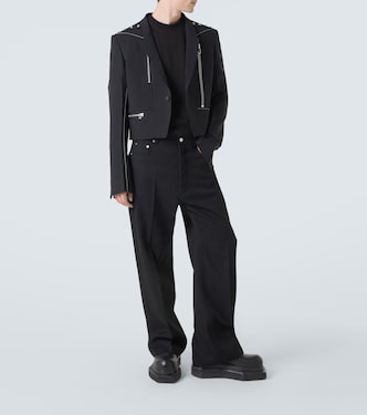 Alice studded virgin wool blazer | Rick Owens