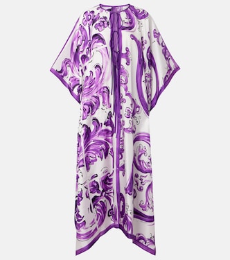 Majolica silk twill beach dress | Dolce&Gabbana