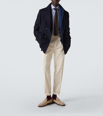 Wool peacoat | Brunello Cucinelli