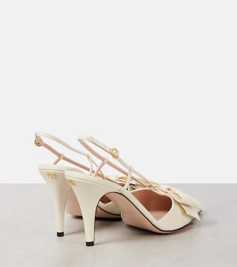 Slingback-Pumps Bowow 85 aus Leder | Valentino Garavani