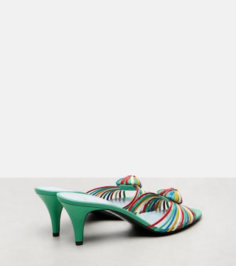 Mules Sandal Royal VLogo 65 en cuir | Valentino Garavani