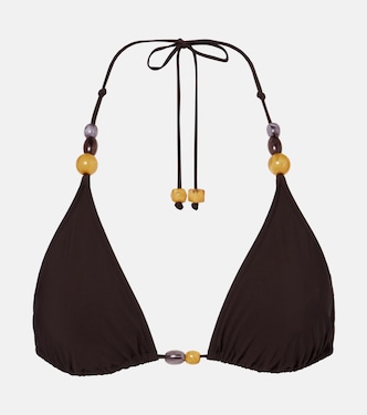 Beaded bikini top | Tory Burch