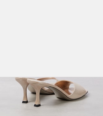 Skye 70 metallic leather mules | Jimmy Choo