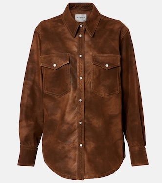 Karima faux leather overshirt | Marant Etoile