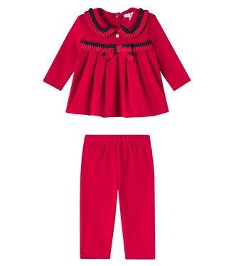 Baby cotton jersey top and leggings set | Patachou