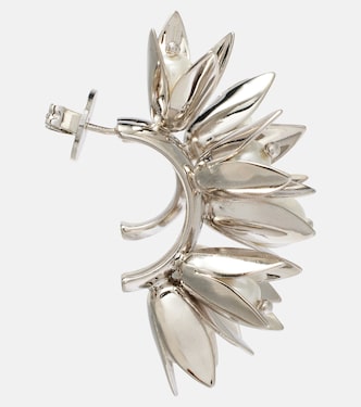 Floral faux pearls hoop earrings | Simone Rocha