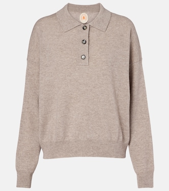 Wool and cashmere polo sweater | Jardin des Orangers