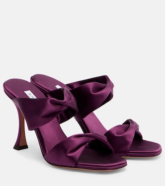 Twist 95 satin mules | Aquazzura