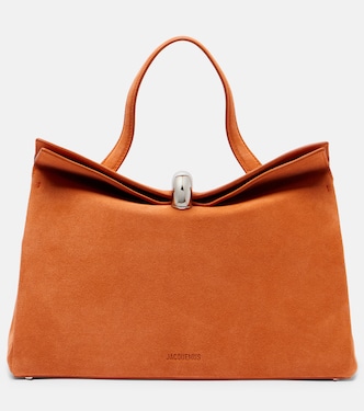 Henkeltasche Valerie Small aus Veloursleder | Jacquemus