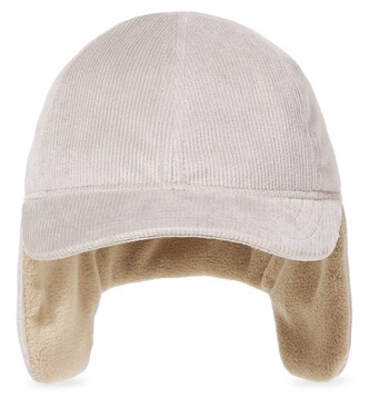Mütze Hoffa aus Cord  | Wheat