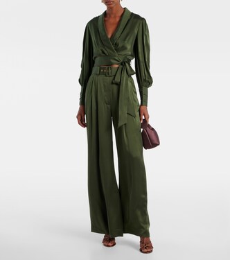 Silk wide-leg pants | Zimmermann