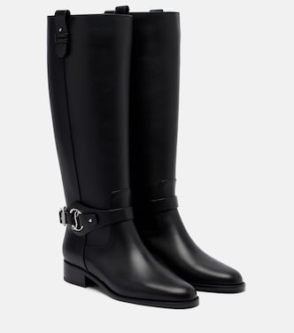 Dianouchette leather biker boots | Christian Louboutin