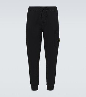 Compass cotton fleece sweatpants | Stone Island