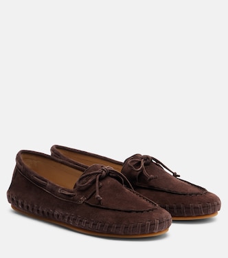 Driver embroidered suede loafers | Le Monde Béryl