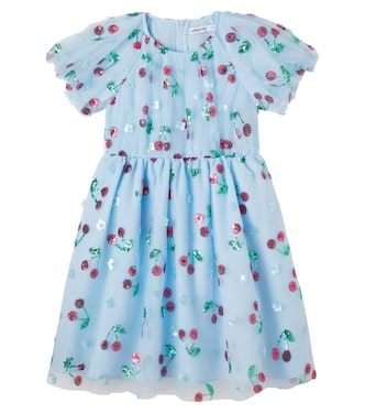 Sequined tulle dress | Self-Portrait Kids