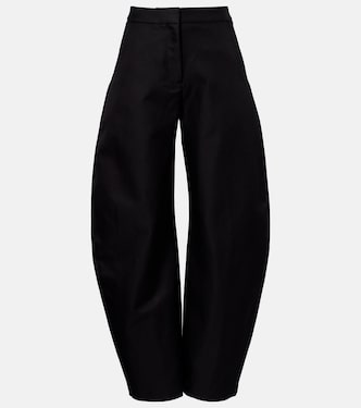Wool and silk barrel-leg pants | Alaïa