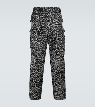Pantalones cargo Leopard Shrivel | Sacai