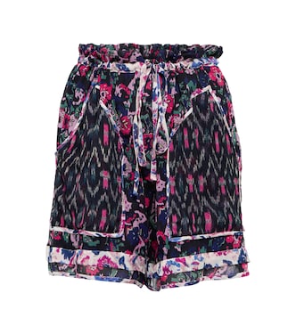 Shorts Riolmy in georgette con stampa | Marant Etoile