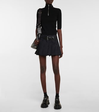 Mini-jupe à plis | Prada