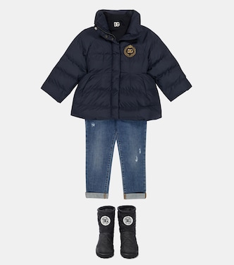 Chaqueta acolchada con logo | Dolce&Gabbana Kids