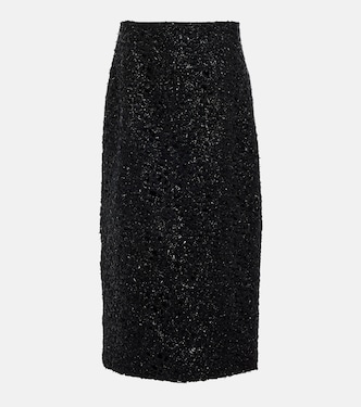 Boucle wool maxi skirt | The Row