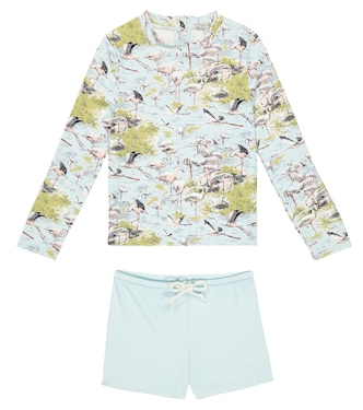 Set Agik aus Rashguard und Badeshorts | Louise Misha
