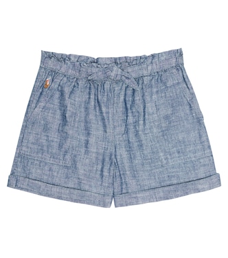 Shorts in chambray di cotone | Polo Ralph Lauren Kids