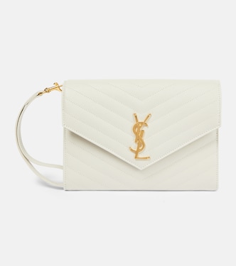 Cassandre Small matelassé leather clutch | Saint Laurent