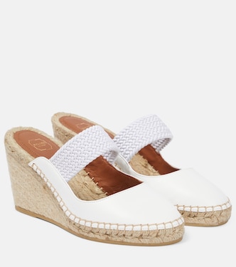 Alpargatas con cuña Siena 70 de piel | Malone Souliers