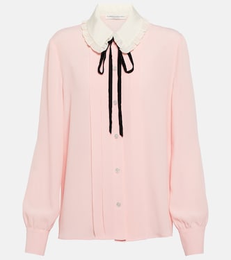 Blusa en mezcla de seda | Alessandra Rich