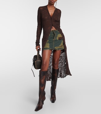 Minigonna in denim distressed | Acne Studios