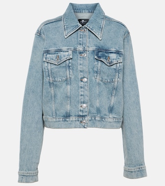 Chaqueta cropped Nellie de denim | 7 For All Mankind
