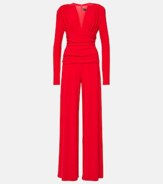 Draped wide-leg jumpsuit | Norma Kamali