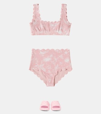 Culotte de bikini Santa Monica à fleurs | Marysia Bumby