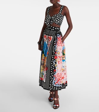 Top Capri de algodón con lunares | Dolce&Gabbana