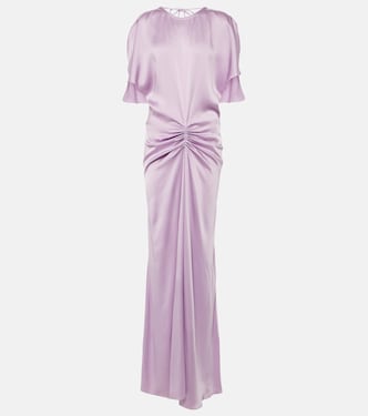 Robe aus Satin | Victoria Beckham