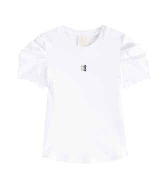 T-shirt in jersey di cotone con logo | Givenchy Kids