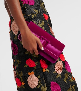 Clutch Maygot in velluto | Manolo Blahnik