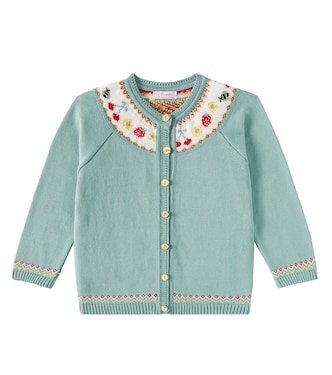 Bestickter Cardigan Verano aus Baumwolle | La Coqueta
