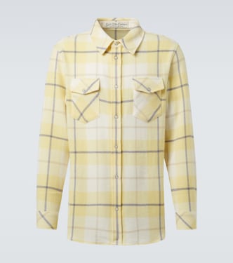 Dreamer plaid cashmere shirt | God's True Cashmere