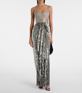 Robe longue Only You en tulle à sequins | Jenny Packham