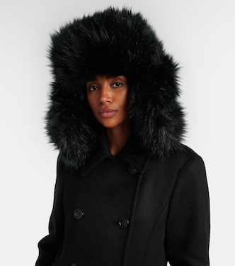 Cotton-trimmed aviator hat | Ruslan Baginskiy