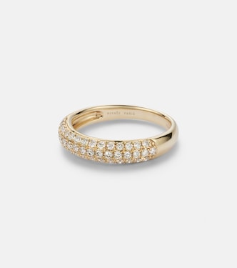 Anello in oro 18kt con diamanti  | Persée