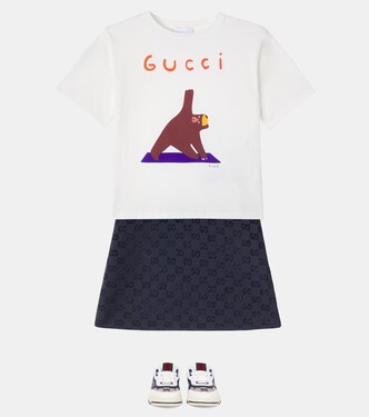 x Euan Roberts printed cotton jersey T-shirt | Gucci Kids