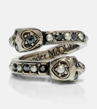 Skull embellished ring | McQueen