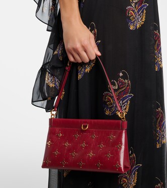 Talk studded leather shoulder bag | Etro