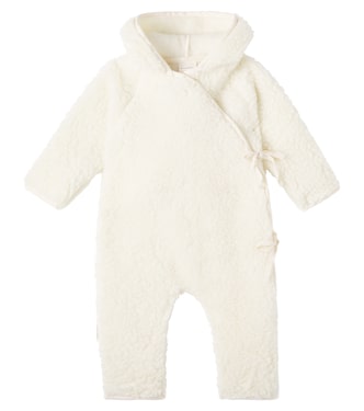 Bébé – Grenouillère en laine à capuche | Binibamba