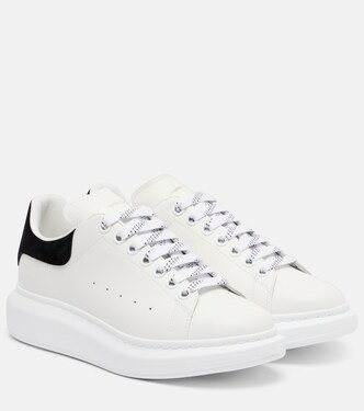 Oversized leather sneakers | McQueen