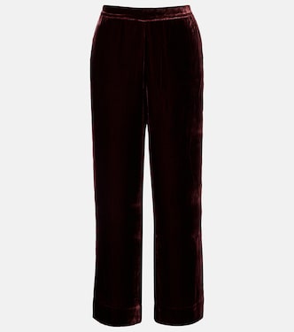 Pantalon de pyjama London en velours | Asceno