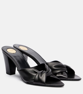 Franciane 25 leather mules | Saint Laurent